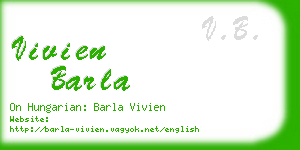 vivien barla business card